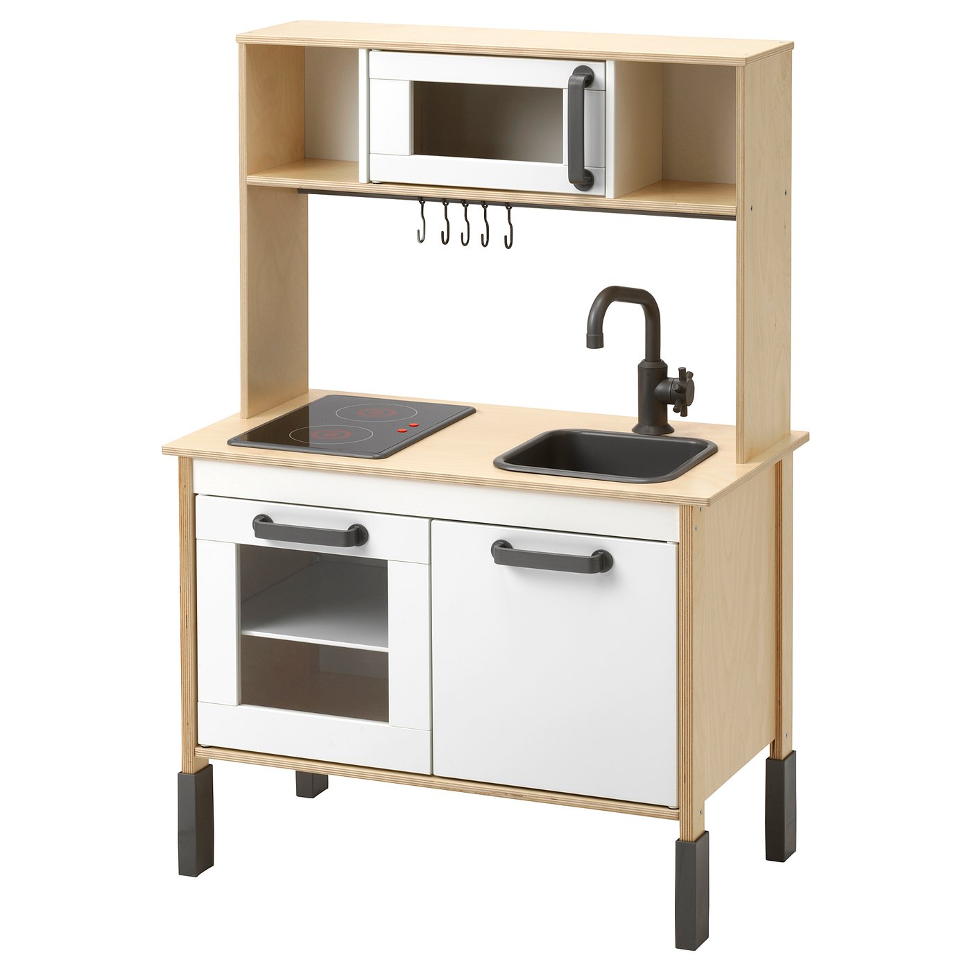 IKEA DUKTIG play kitchen in birch and white