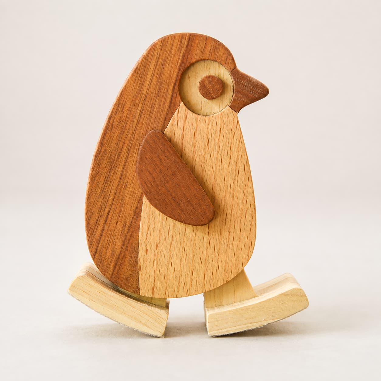 Wooden Toy Story Penguin Ramp Walker