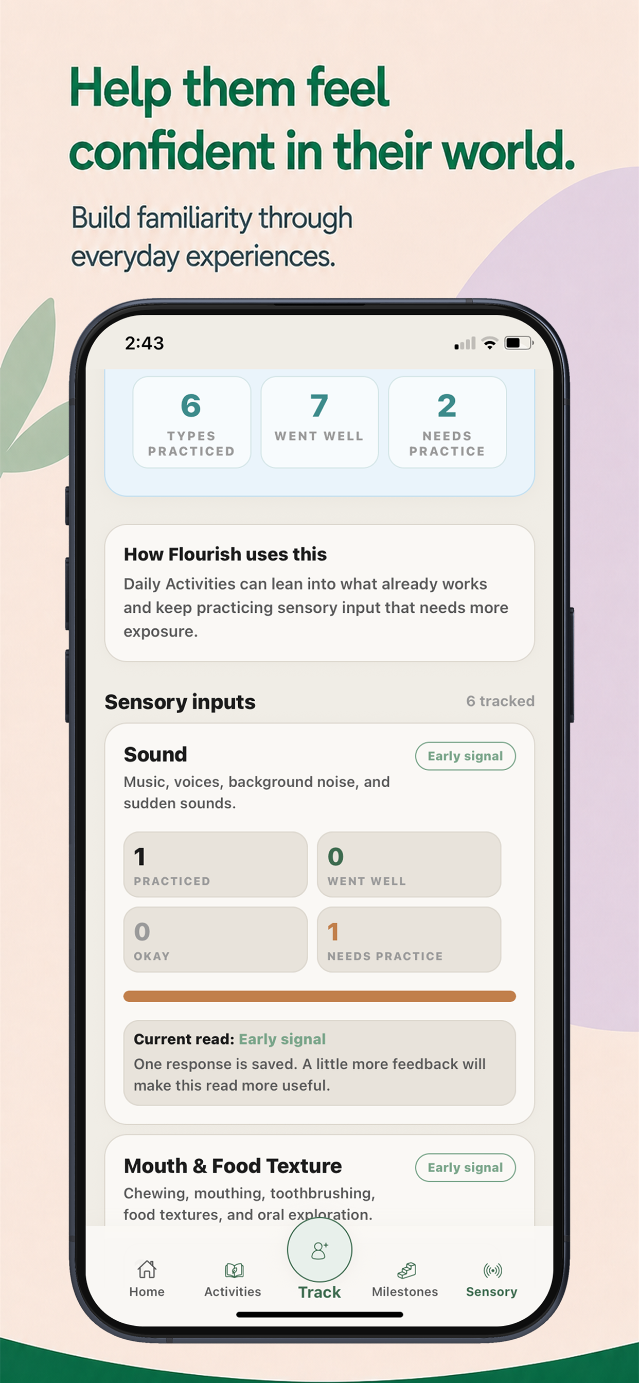 Flourish sensory profile
